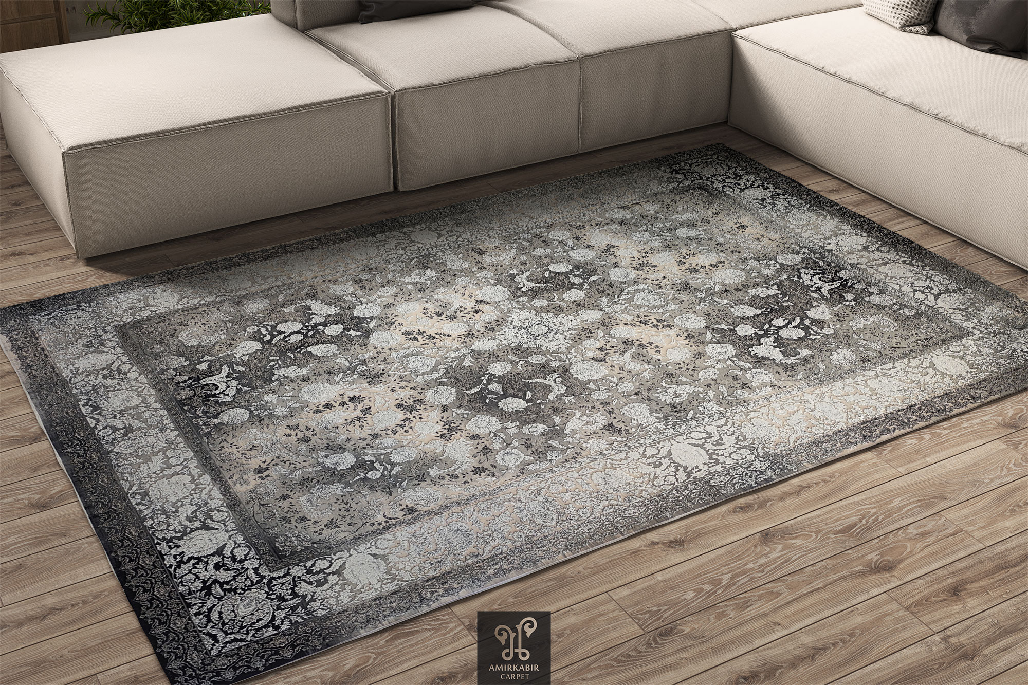 1200 reeds carpet Modern Carpet - Highbulked Carpet Style - Silver carpet- 1201C Silver carpet